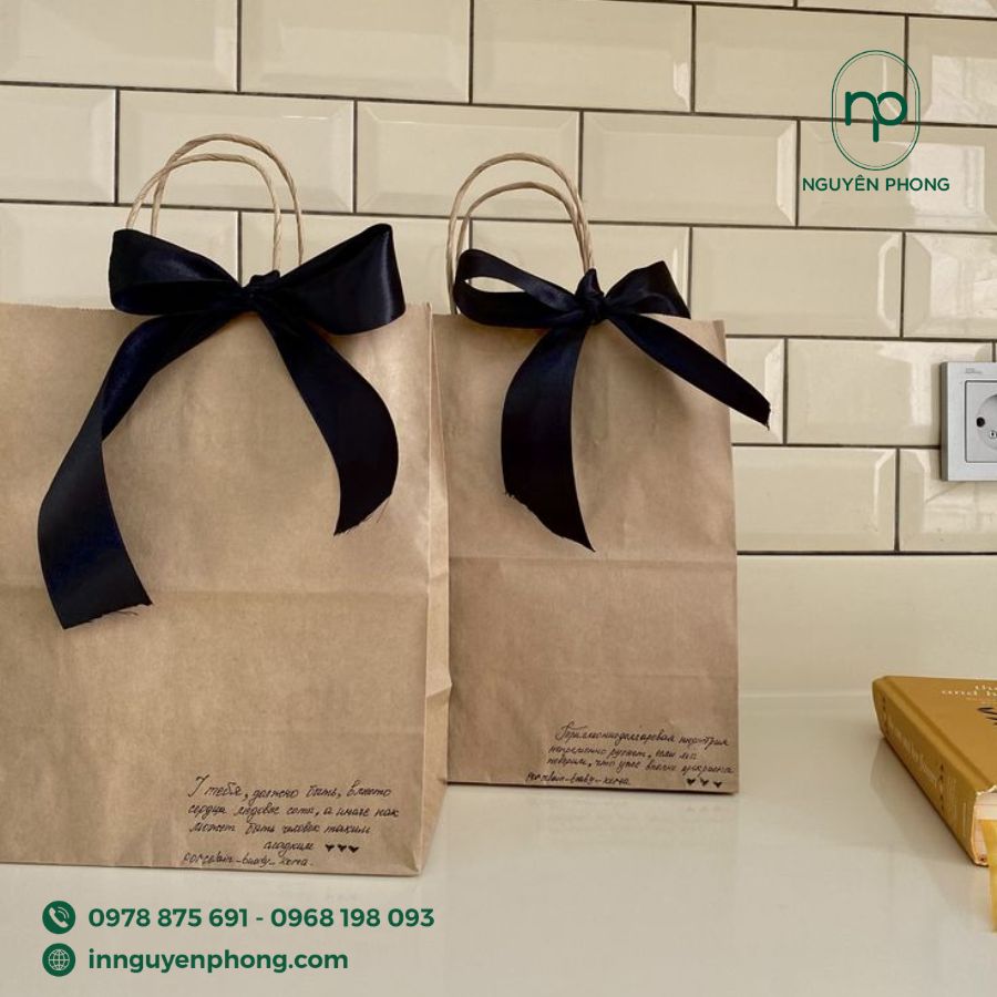 Mẫu túi giấy đựng sách ấn tượng

